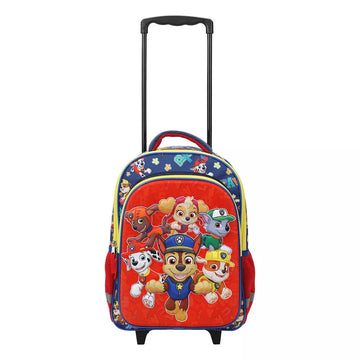 Paw Patrol 16" Youth Trolley Backpack with Rolling Wheels