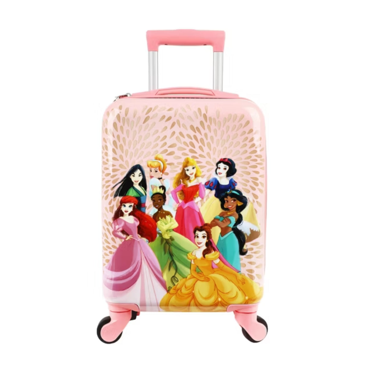 Bioworld Disney Princess Character Art Backpack and Luggage Set (2-Piece) - Pink