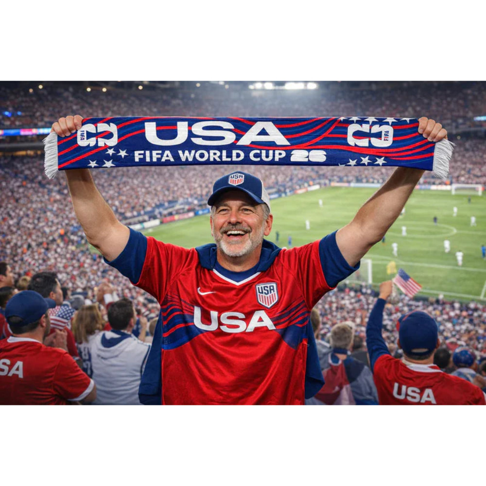 FIFA World Cup 2026 Unisex USA Scarf - Blue