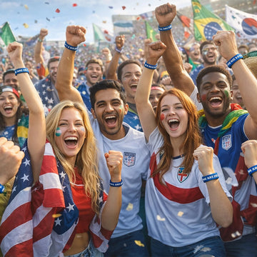 FIFA World Cup 2026 Unisex Wristband - Blue