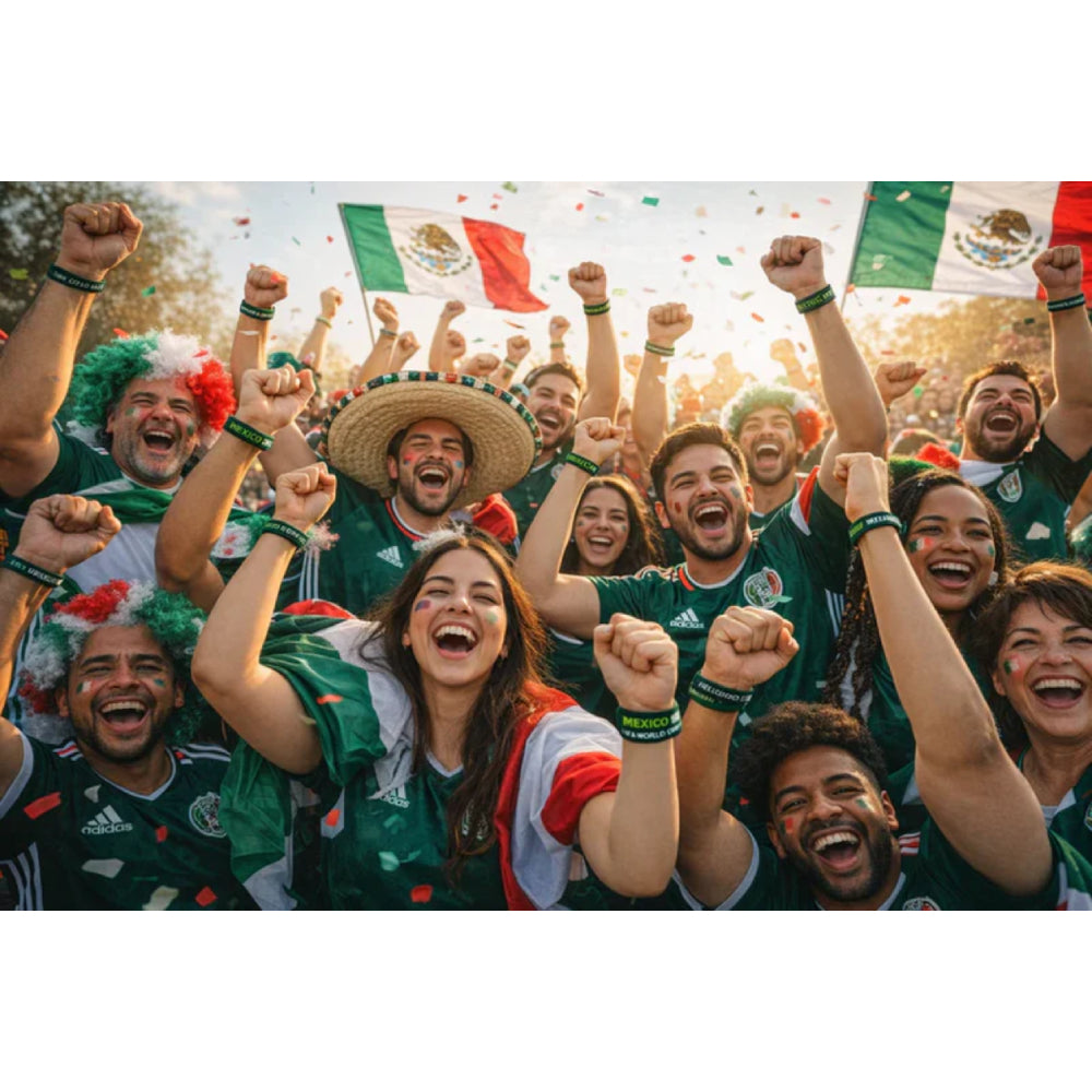 FIFA World Cup 2026 Unisex Mexico Wristband - Green