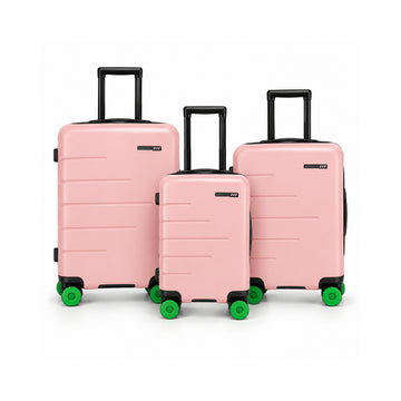 Destinations (3-Piece) Kids Luggage Set - Pink