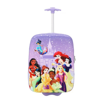 Bioworld Disney Princess Characters and Castle Luggage Set (2-Piece) - Purple