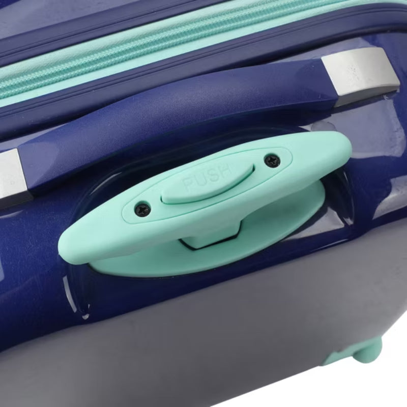 Bioworld Disney Stitch Vacay Mode Youth 18" Luggage - Blue