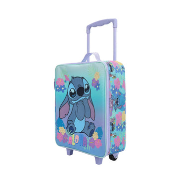 Bioworld Lilo & Stitch Aloha Stitch 14" Youth Pilot Case - Blue