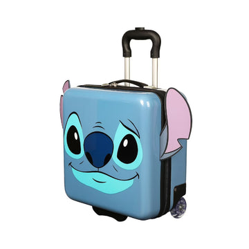 Bioworld Lilo & Stitch Stitch 15" Character Face Novelty Luggage - Blue