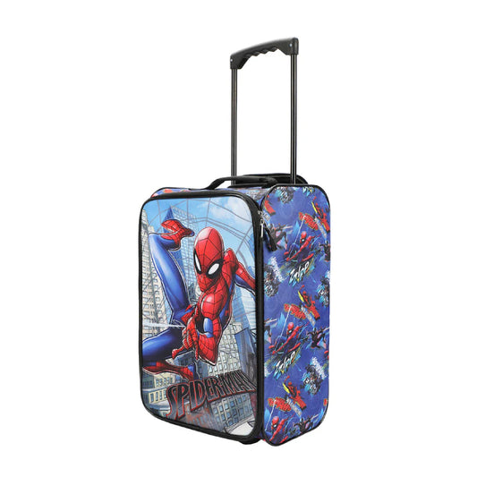 Bioworld Spider-Man Peter and Miles Blue 18" Luggage - Blue