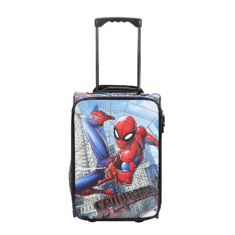 Bioworld Spider-Man Peter and Miles Blue 18" Luggage - Blue