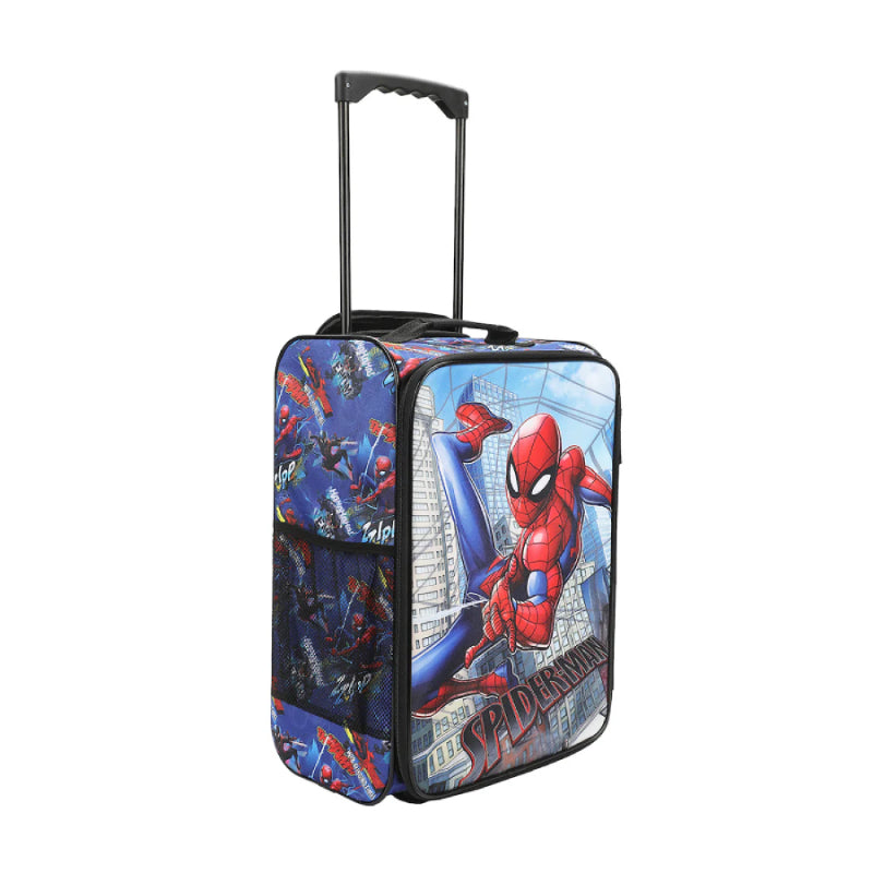 Bioworld Spider-Man Peter and Miles Blue 18" Luggage - Blue