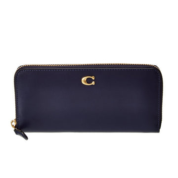 Coach Essential Slim Accordion Leather Wallet - Blue