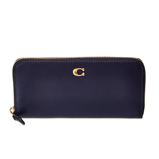 Coach Essential Slim Accordion Leather Wallet - Blue