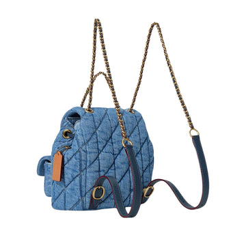 Coach Tabby Backpack with Quilting - Blue