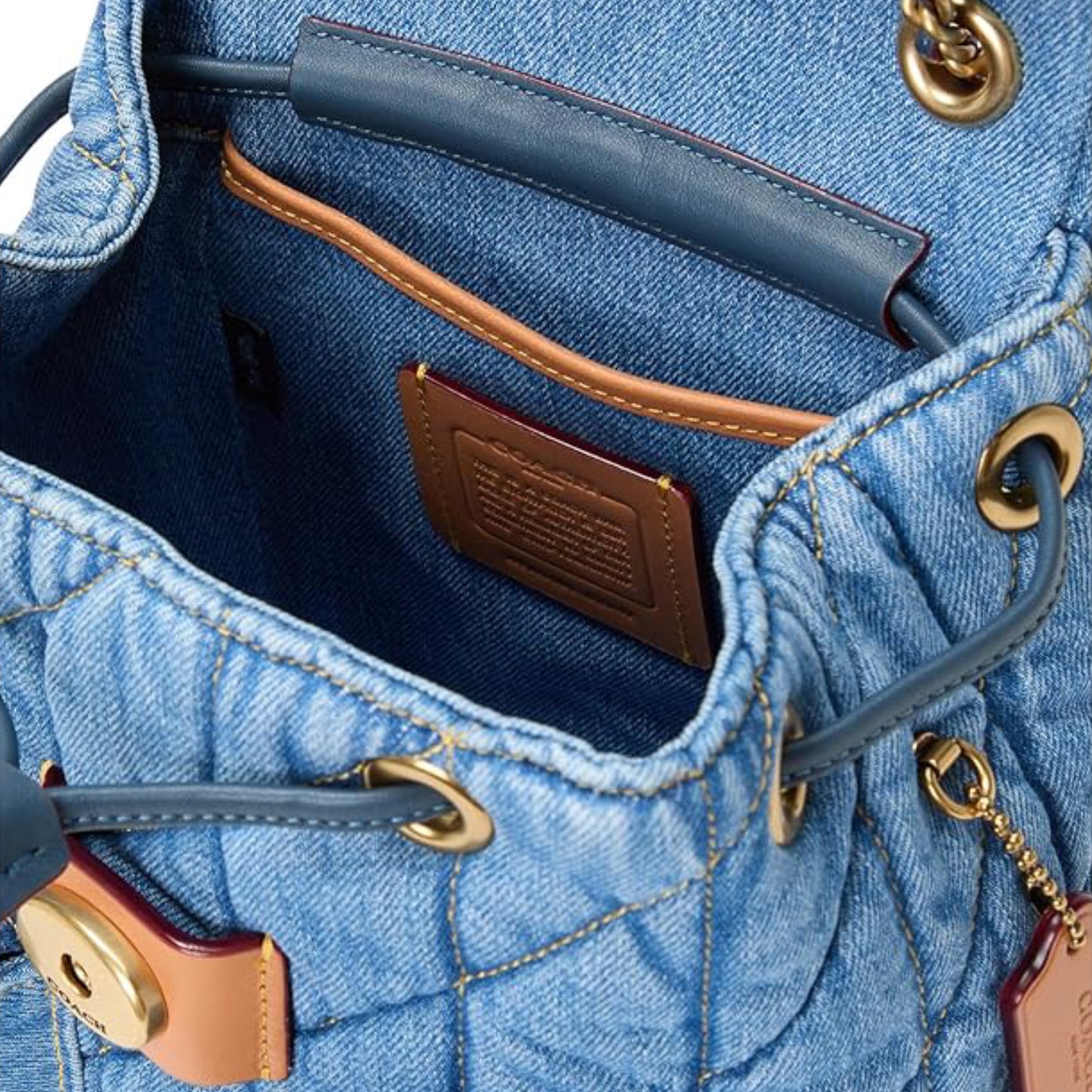 Coach Tabby Backpack with Quilting - Blue