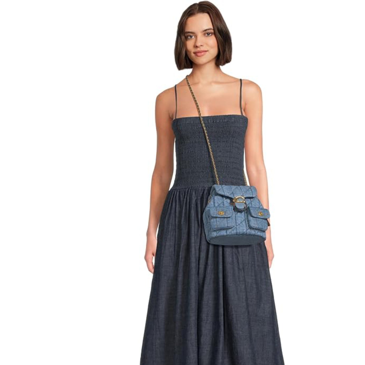 Coach Tabby Backpack with Quilting - Blue