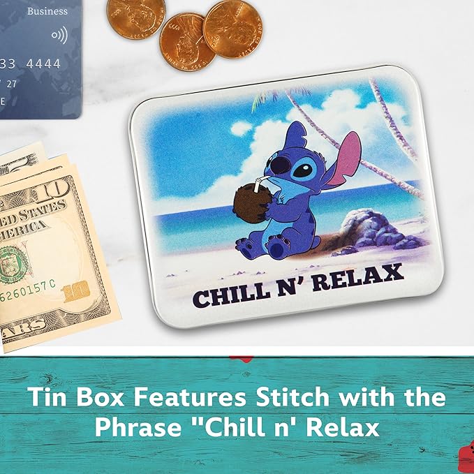 Disney's Stitch Chill N' Relax Bifold Wallet