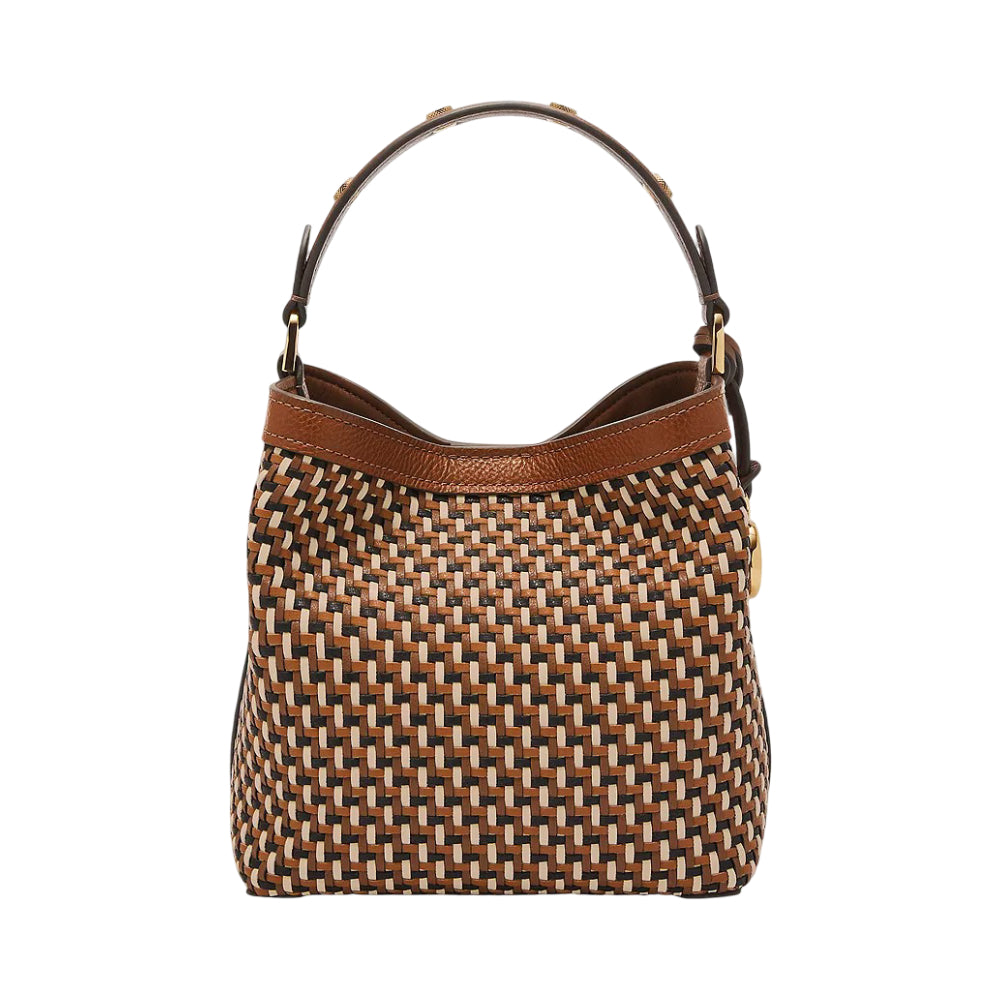 Fossil Jessie Small Bucket Crossbody Bag - Brown