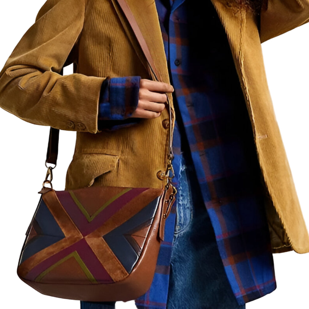 Fossil Jolie Patchwork Crossbody Bag– Curacao