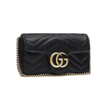 Gucci GG Marmont Women's Super Mini Shoulder Bag - Black