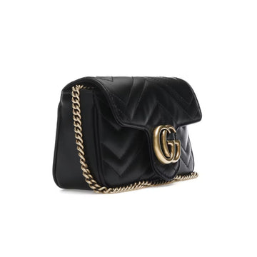 Gucci GG Marmont Women's Super Mini Shoulder Bag - Black