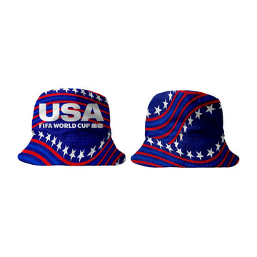 FIFA World Cup 2026 Unisex USA Bucket Hat - Blue