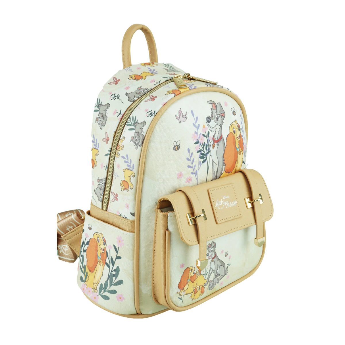 Wondapop Disney Lady And The Tramp Mini Backpack - Beige