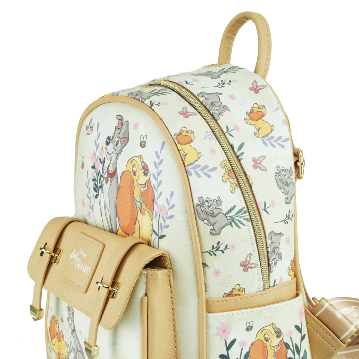 Wondapop Disney Lady And The Tramp Mini Backpack - Beige