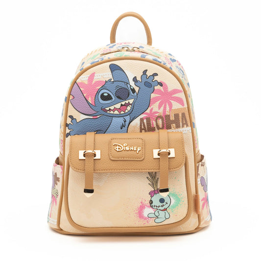 Disney Stitch and Scrump Mini Backpack - Beige