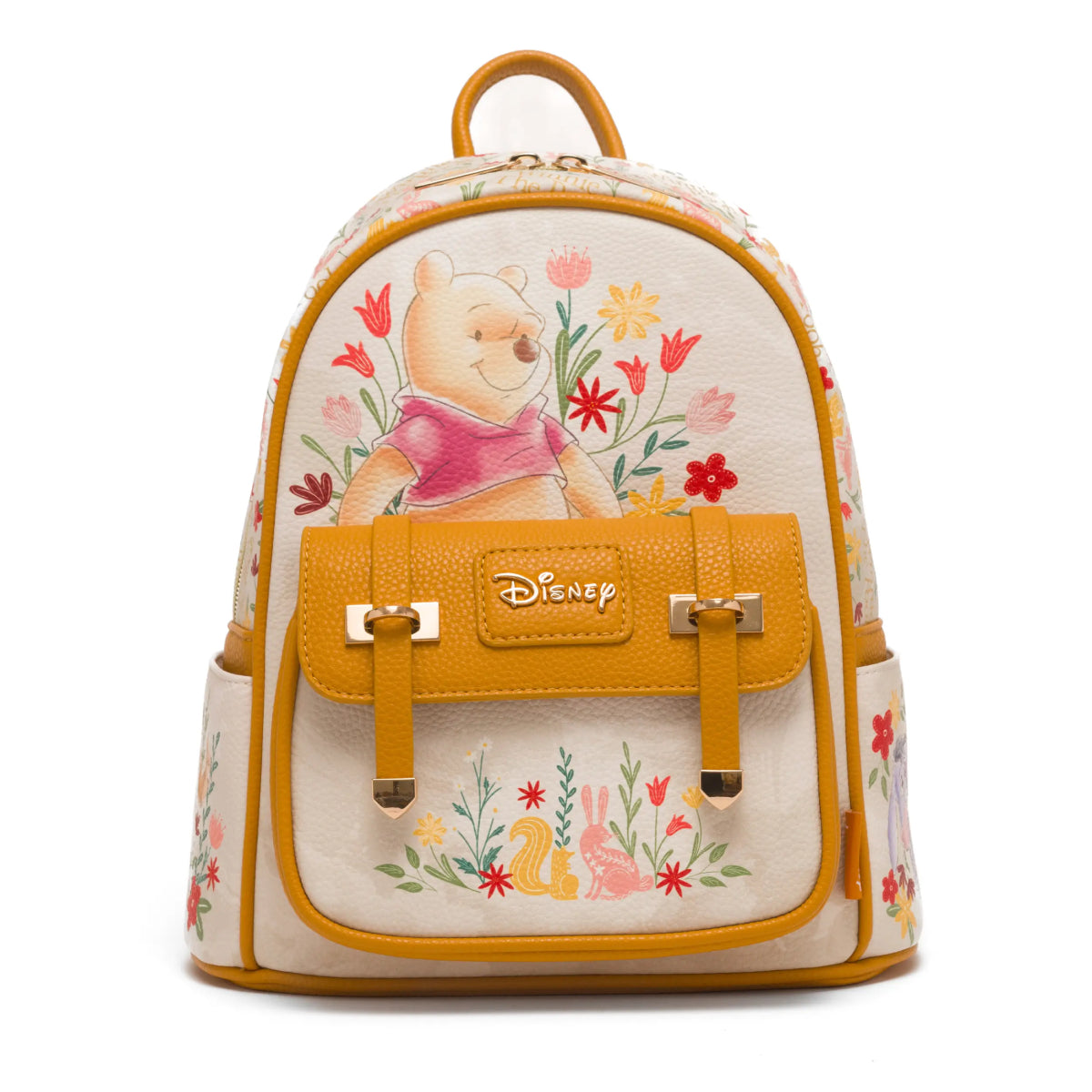 Wondapop Disney Winnie The Pooh Floral Mini Backpack - Yellow/White