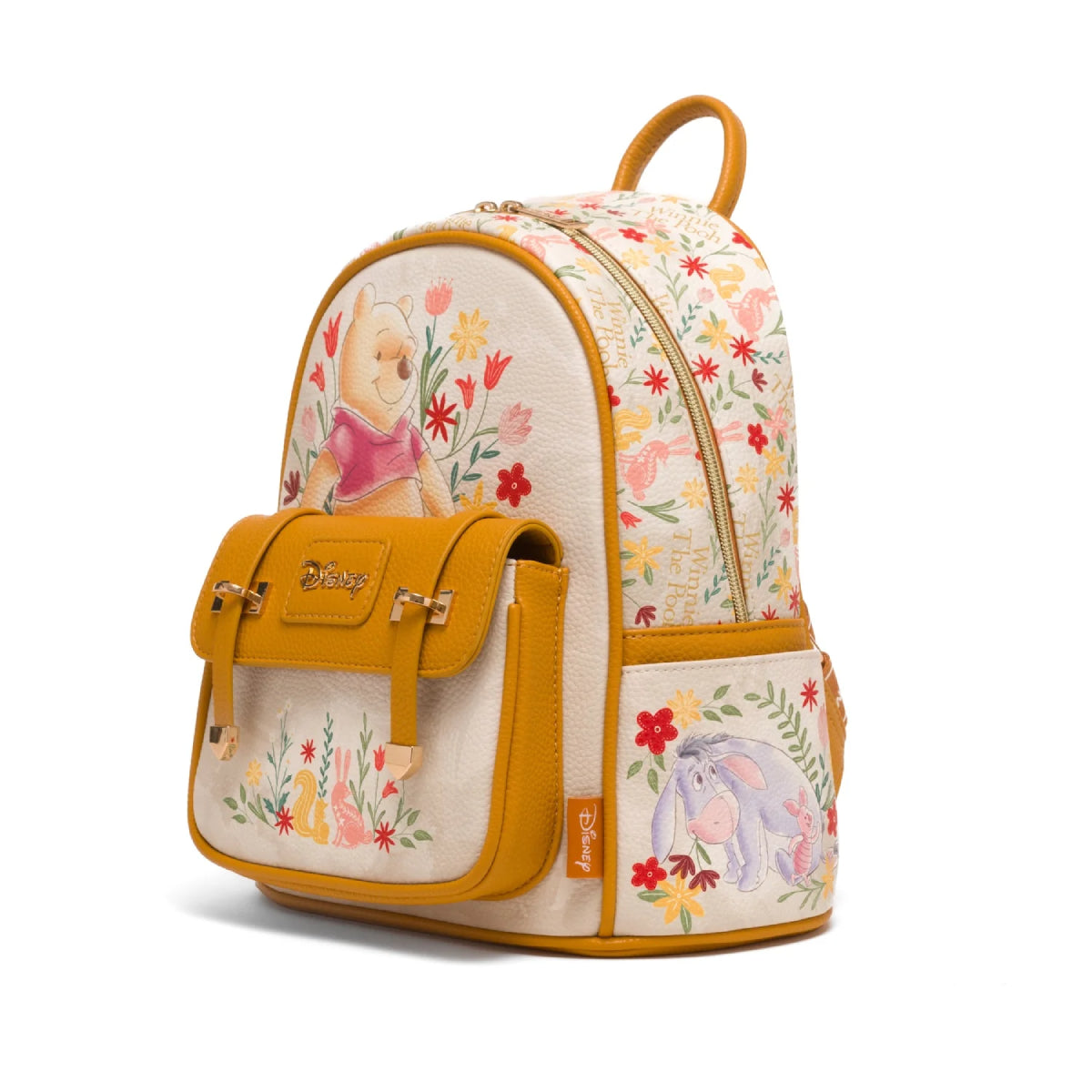 Wondapop Disney Winnie The Pooh Floral Mini Backpack - Yellow/White