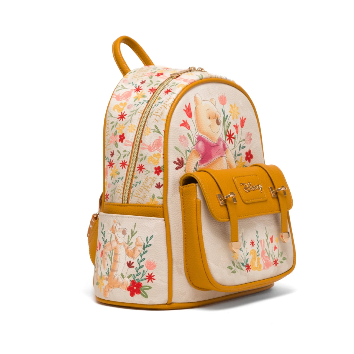 Wondapop Disney Winnie The Pooh Floral Mini Backpack - Yellow/White