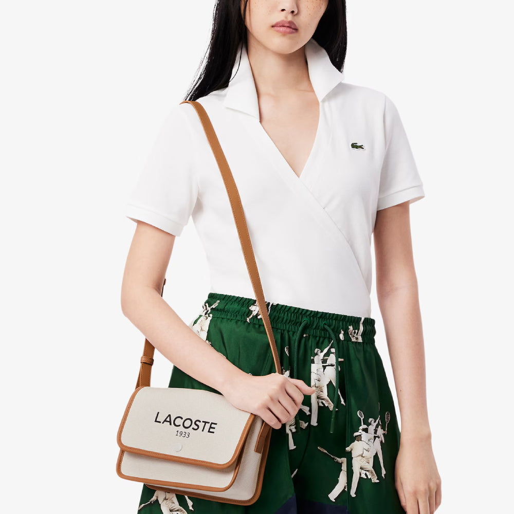 Lacoste Heritage Satchel Bag With Adjustable Strap