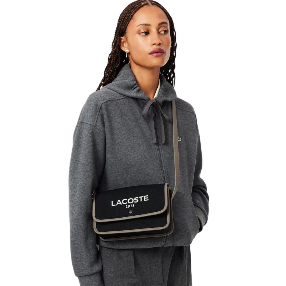 Lacoste Heritage Satchel Bag - Black