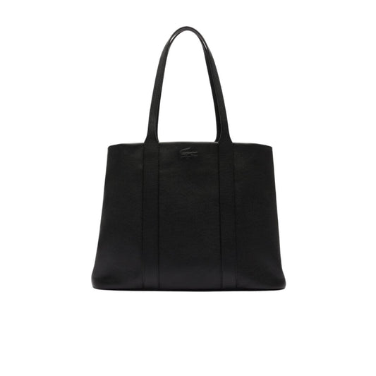 Lacoste Xl City Court Tote Bag with Laptop Pocket - Black