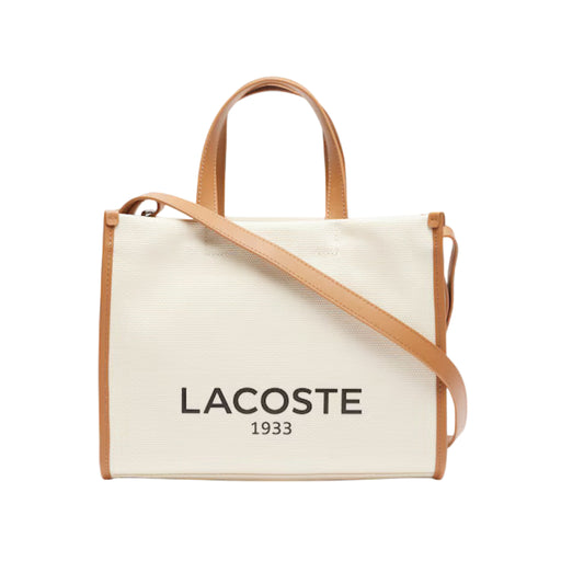 Lacoste Women's Small Heritage Tote Bag with Adjustable strap