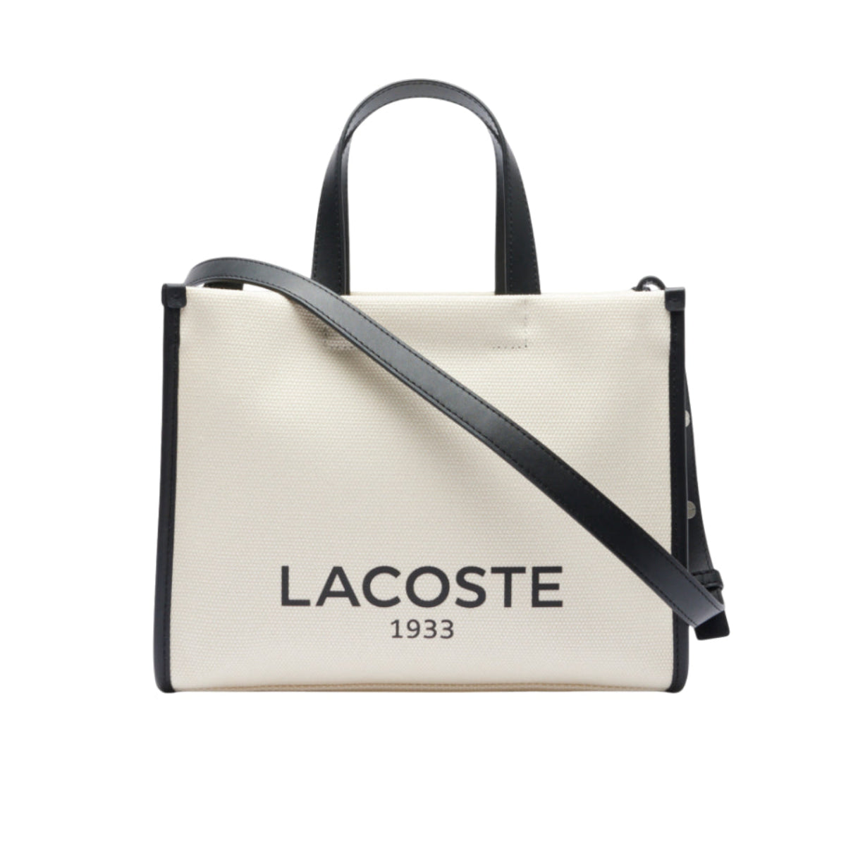 Lacoste Women's Small Heritage Tote Bag with Adjustable strap– Curacao