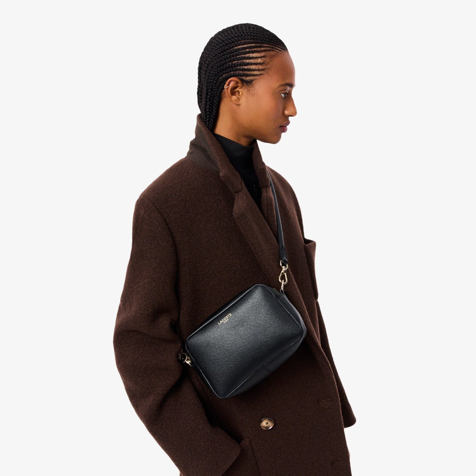 Lacoste Champs Elysees Shoulder Bag with Adjustable Strap– Curacao