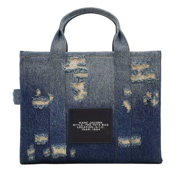 Marc Jacobs The Rip and Repair Medium Tote Bag - Blue