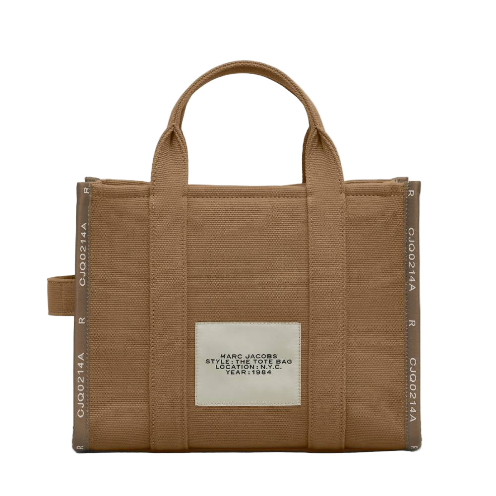 Bolso tote mediano Jacquard de Marc Jacobs: arena cálida