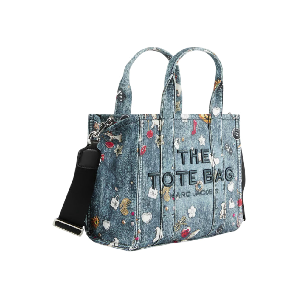 Marc Jacobs Women's The Trompe Loeil Trinket Small Tote Bag - Blue