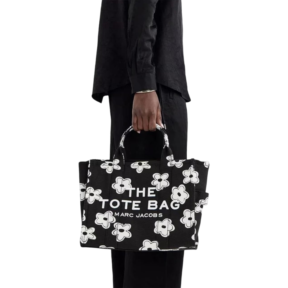 Marc Jacobs Women's The Daisy Medium Tote Bag - Black/White
