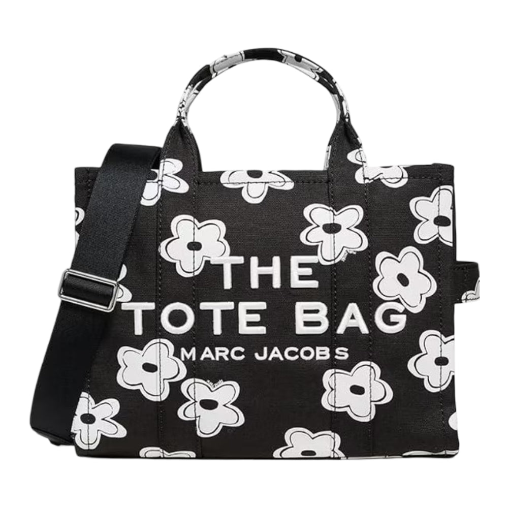 Marc Jacobs Women's The Daisy Medium Tote Bag - Black/White