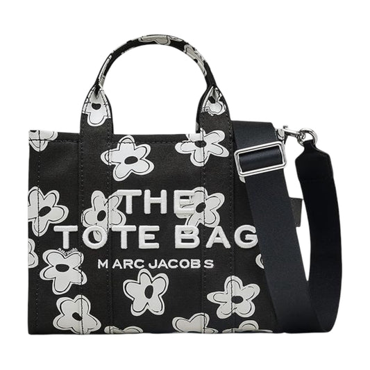 Marc Jacobs Women's The Daisy Small Tote Bag - Black/White