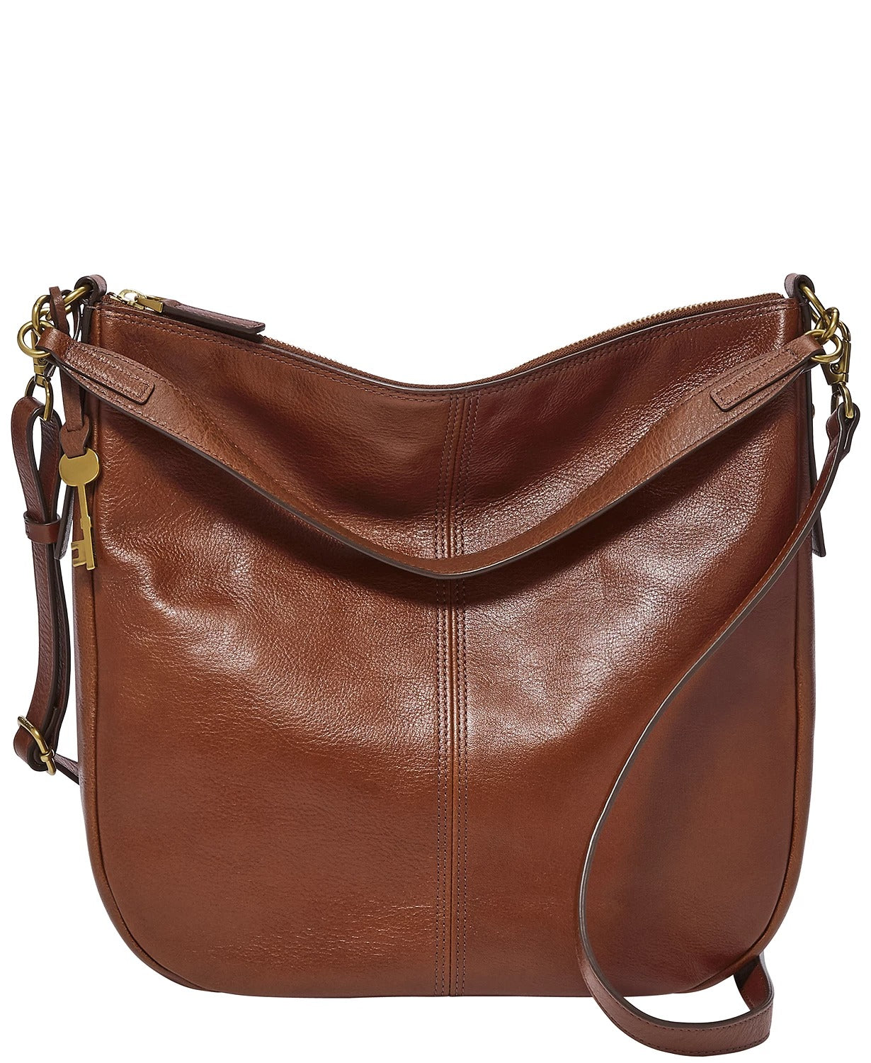 Bolso hobo Jolie de Fossil, marrón 