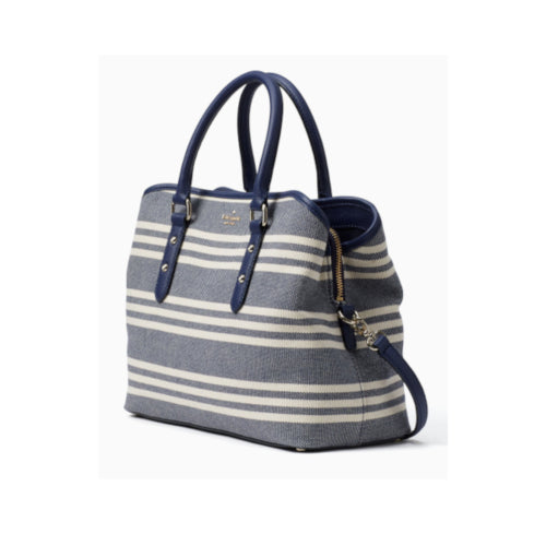 Kate Spade Larchmont Avenue Stripe Evangelie Fabric - Navy - Curacao