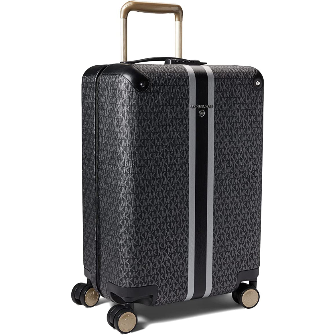 Michael Kors Signature Travel Hard Case Trolley - Black/Silver