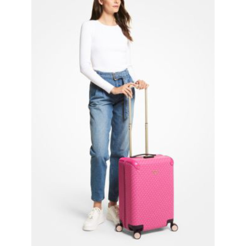 Michael Kors Logo Suitcase - Wild Berry