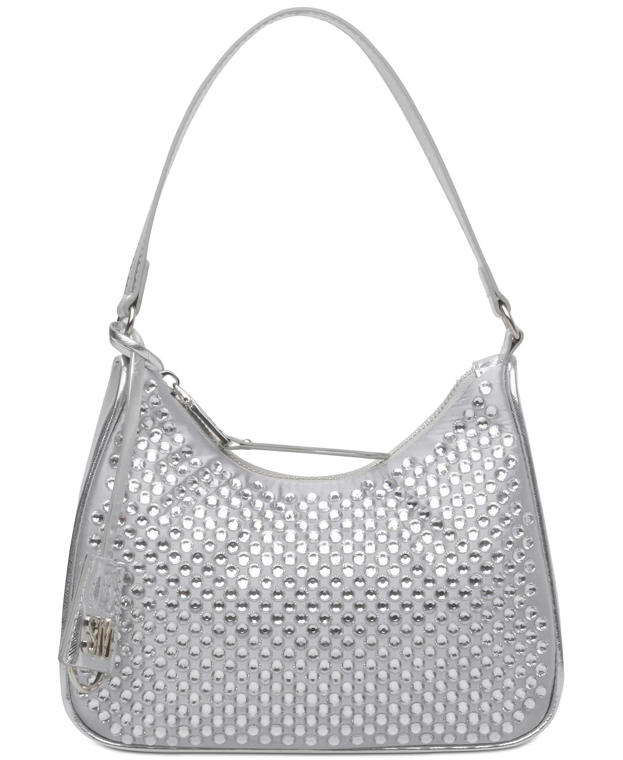 Steve Madden Crystal Shoulder Bag - Silver