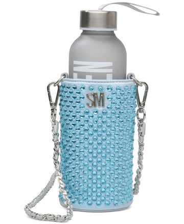 Bolso bandolera Steve Madden con forma de botella de agua, azul claro 