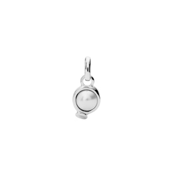 UNOde50 Hazte Women's Charm White Pearl in Metal