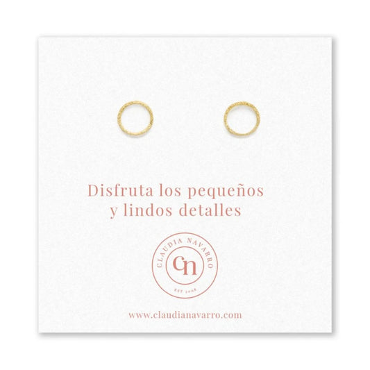 Claudia Navarro Women's Earrings in 24K Gold Plating over Sterling Silver